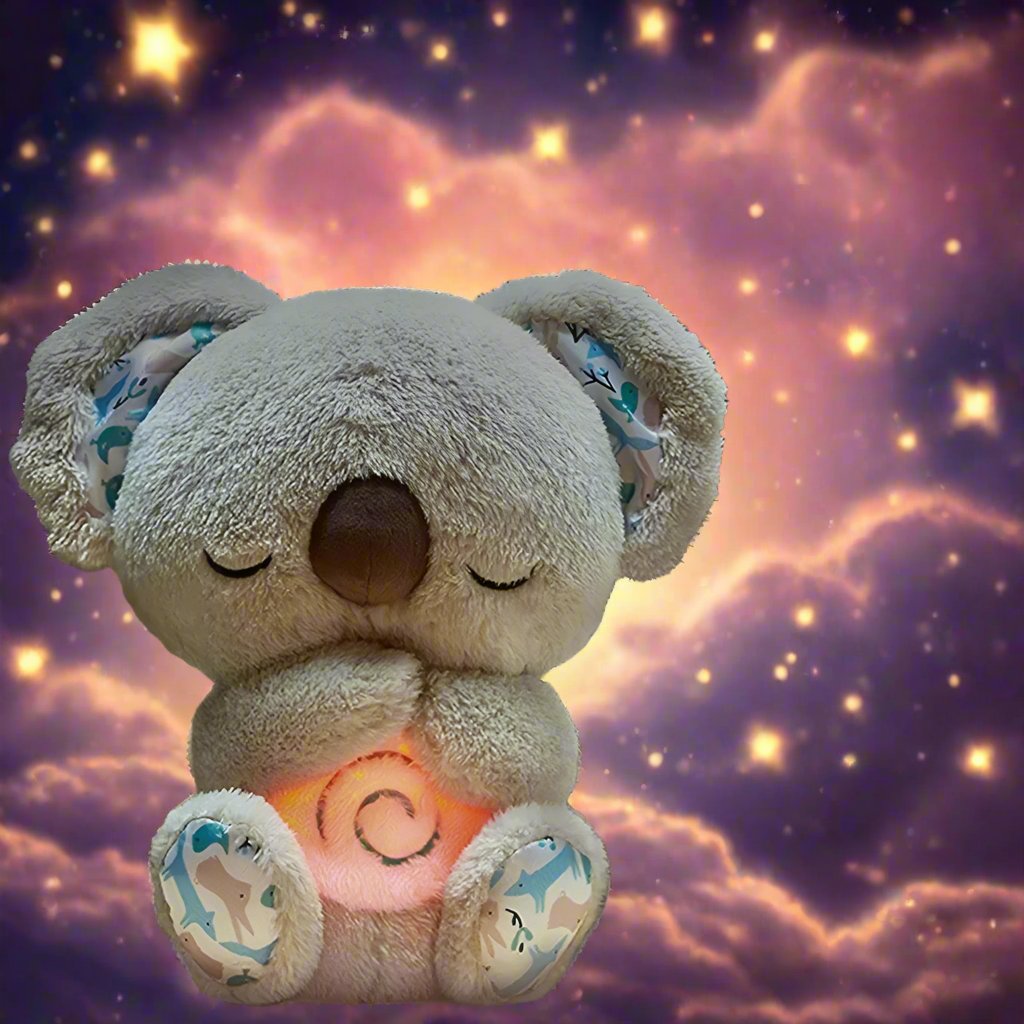 Cute Soothing Koala Calming Anxiety Relief Breathing Koala Bear Toy Sleep Buddy Plush Doll with Lights